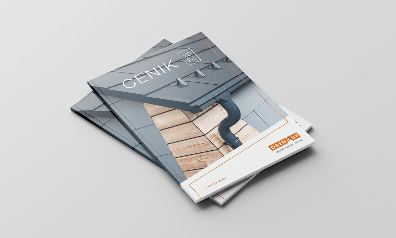 grafično oblikovanje ter postavitev cenika