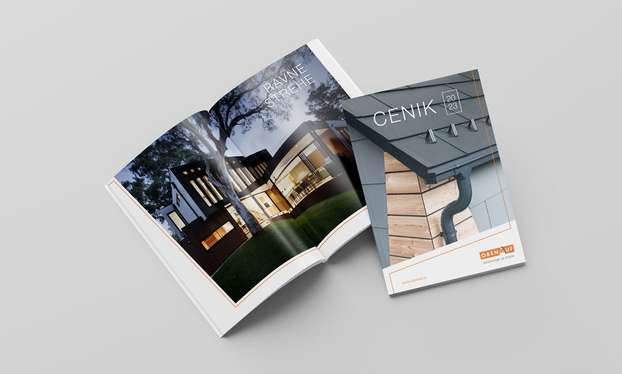 grafično oblikovanje ter postavitev cenika