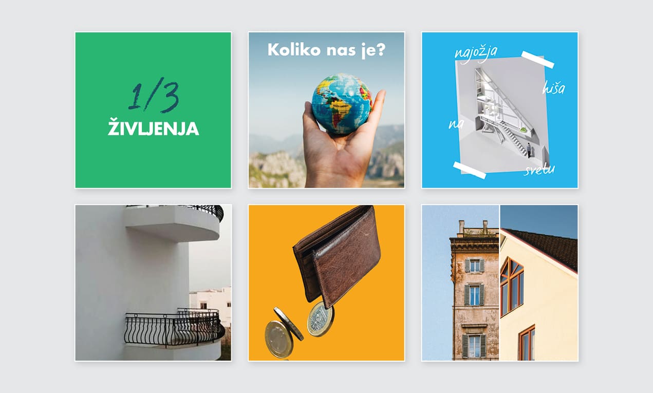 Za Knauf Insulation smo zasnovlai novo Instagram strategijo.